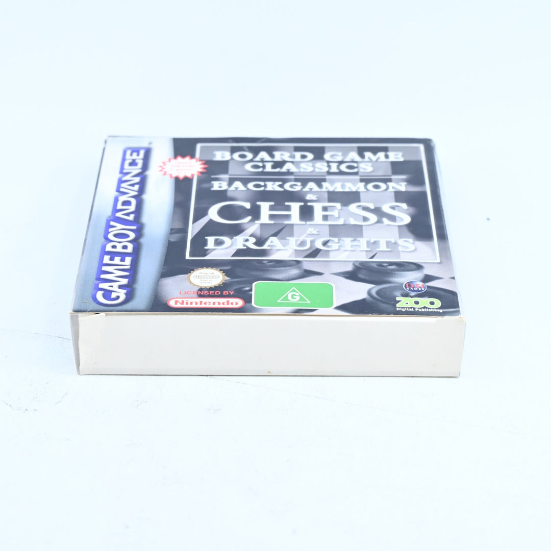 Board Game Classics: Backgammon & Chess & Draughts - GBA Boxed Game - PAL