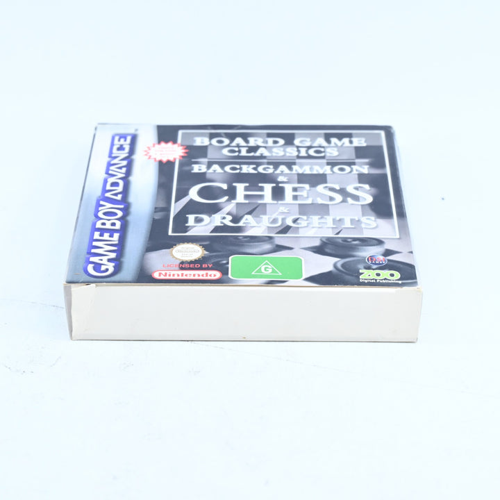 Board Game Classics: Backgammon & Chess & Draughts - GBA Boxed Game - PAL