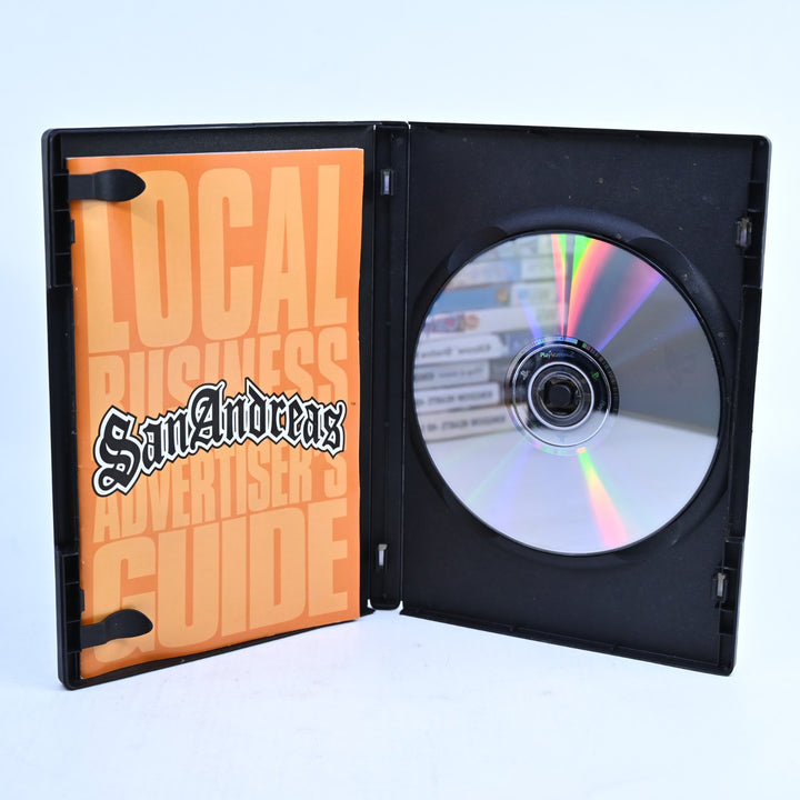 Grand Theft Auto San Andreas - Sony Playstation 2 / PS2 Game + Manual - No Map