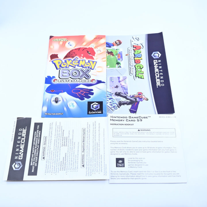 Pokemon Box: Ruby & Sapphire - Nintendo Gamecube Game + Manual - AUS PAL