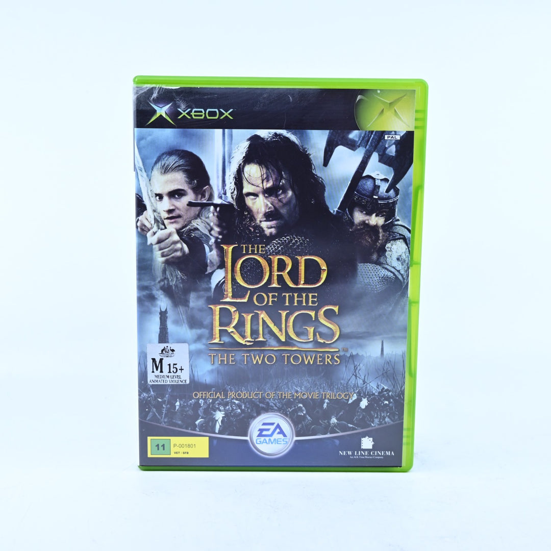 The Lord of the Rings: The Two Towers - Original Xbox Game + Manual - PAL