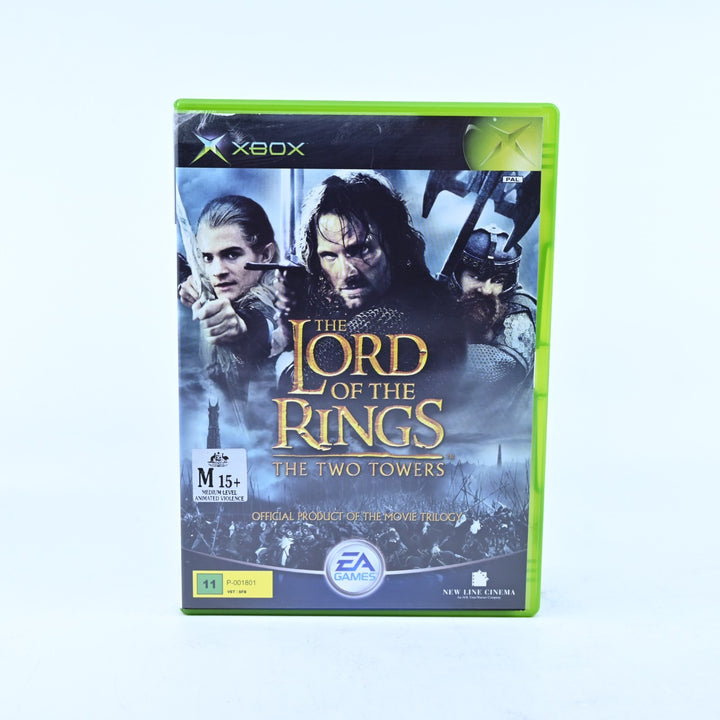 The Lord of the Rings: The Two Towers - Original Xbox Game + Manual - PAL