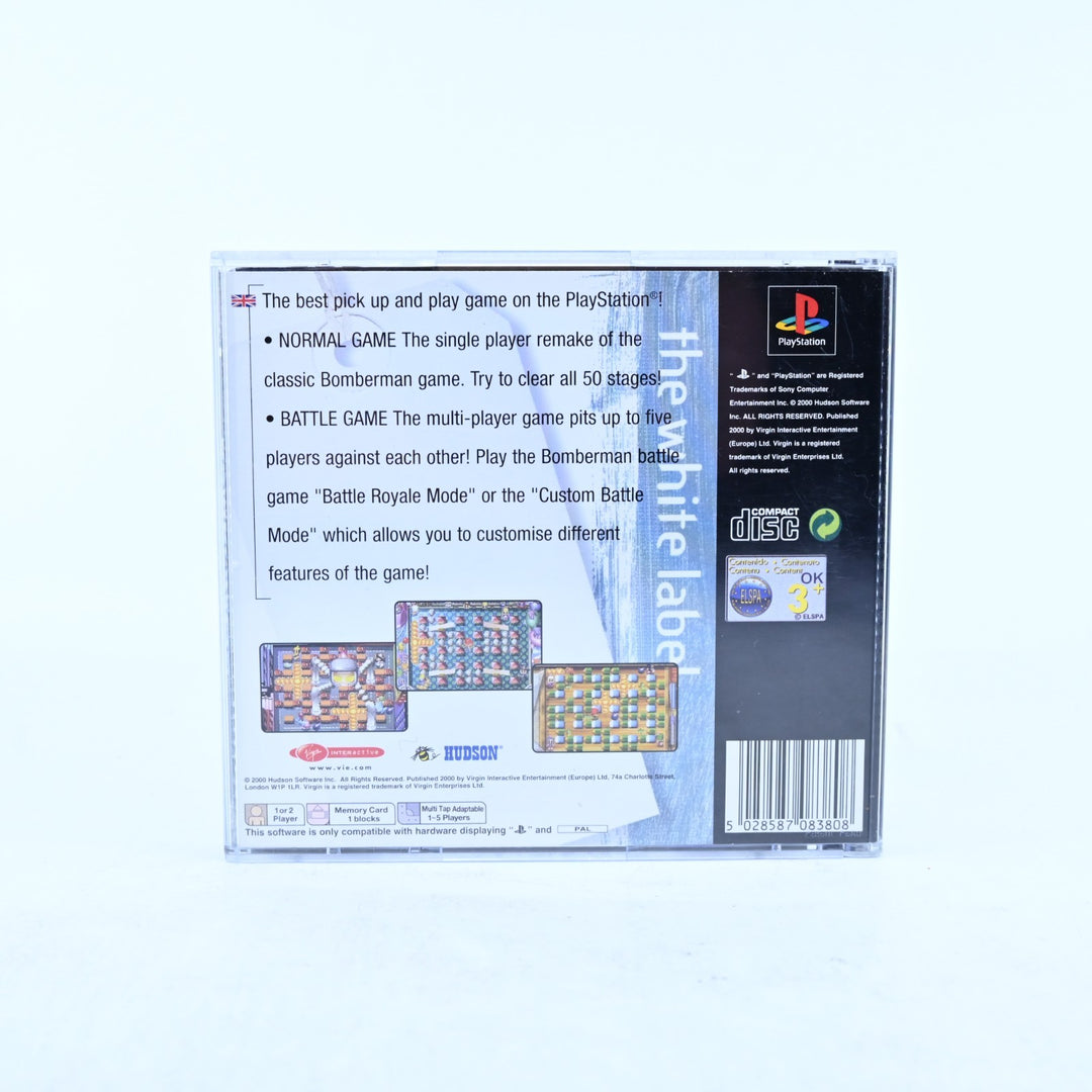 Bomberman - Sony Playstation 1 / PS1 Game + Manual - PAL - MINT DISC