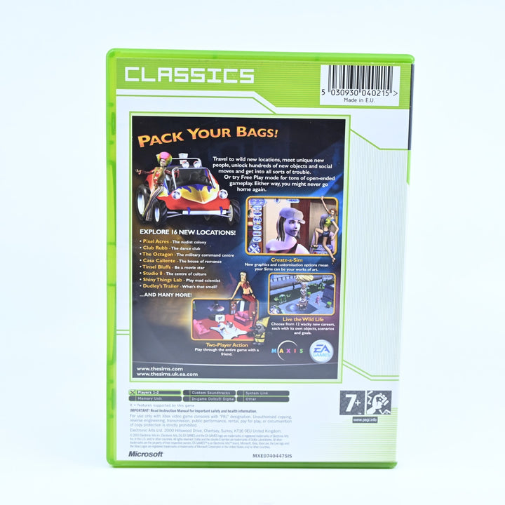 The Sims Bustin' Out - Original Xbox Game + Manual - PAL - MINT DISC!