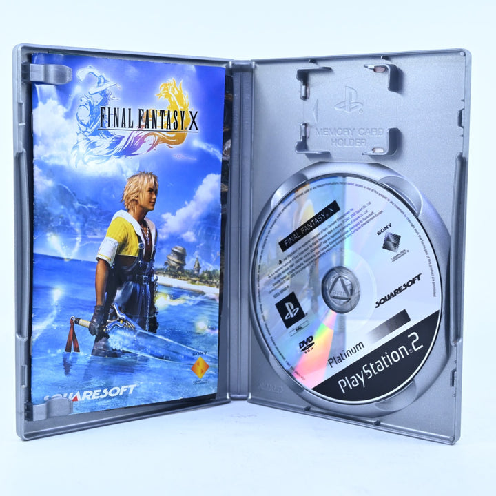 Final Fantasy X - Sony Playstation 2 / PS2 Game + Manual - PAL - MINT DISC!