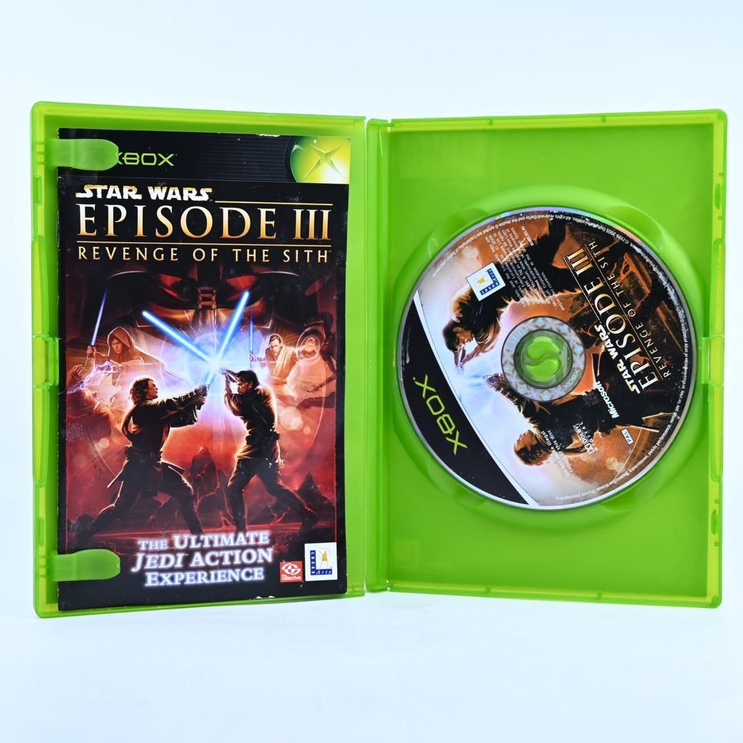 Star Wars Episode III Revenge of the Sith - Original Xbox Game + Manual - PAL