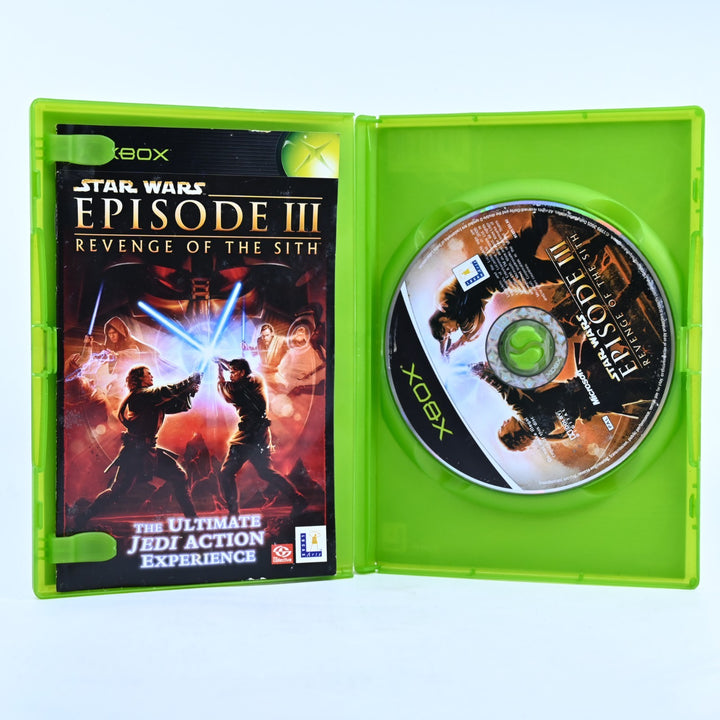 Star Wars Episode III Revenge of the Sith - Original Xbox Game + Manual - PAL