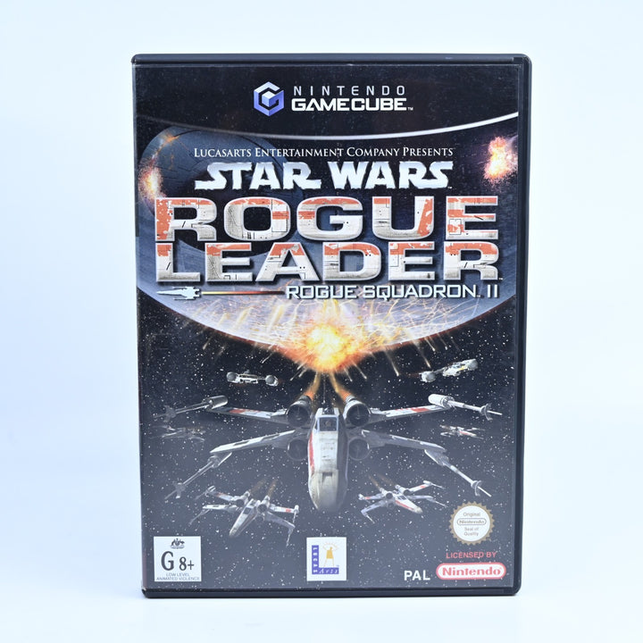 Star Wars Rogue Squadron II Rogue Leader - Nintendo Gamecube Game + Manual