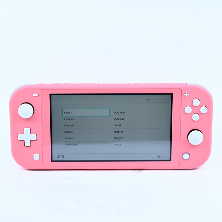 AS NEW! Coral - 32GB - HDH-001 - Nintendo Switch Lite Console - PAL - FREE POST!