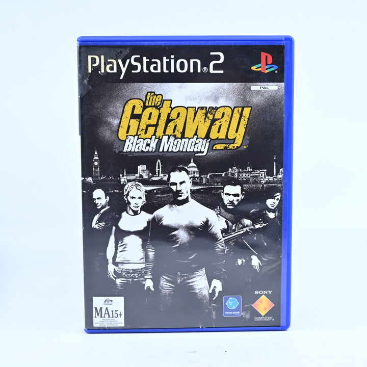The Getaway: Black Monday - PS2 Game + Manual - Ex-Rental - PAL