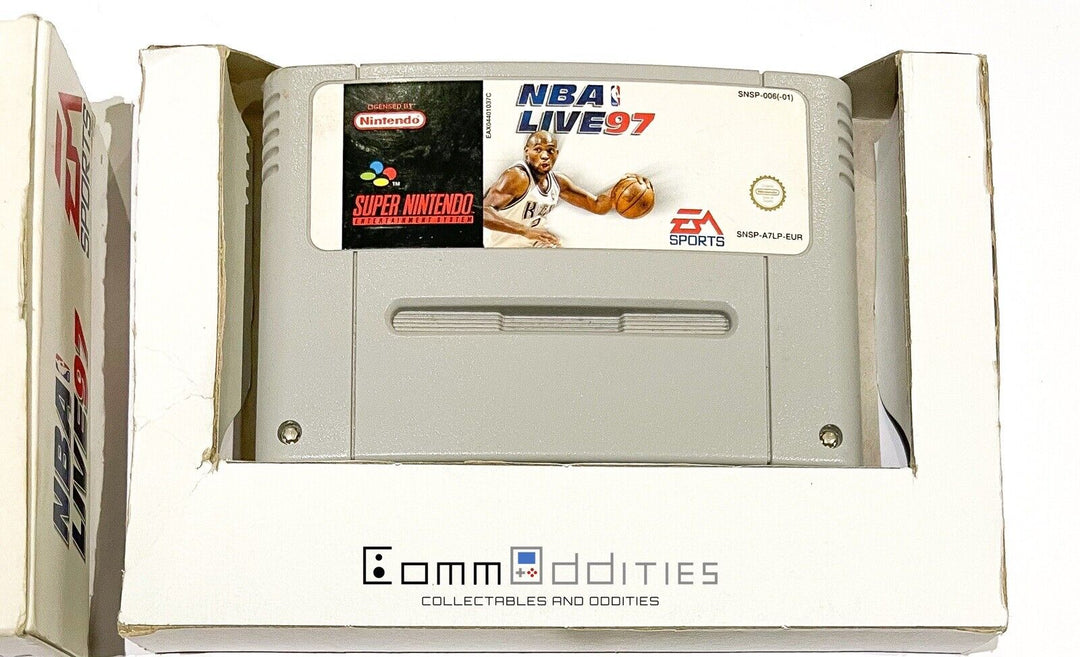 NBA LIVE 97 - Super Nintendo / SNES Boxed Game - PAL - FREE POST!