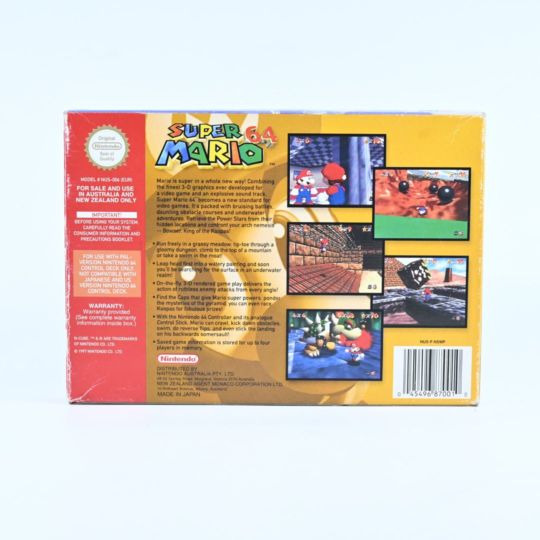 Super Mario 64 - N64 / Nintendo 64 Boxed Game - PAL - FREE POST!