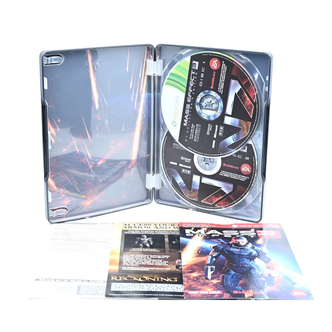 Mass Effect 3 Steelbook Edition - Xbox 360 Game + Manual - PAL - MINT DISC!