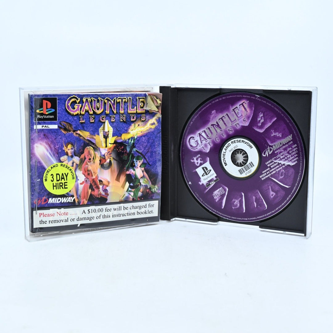 Gauntlet Legends - Sony Playstation 1 / PS1 Game + Manual - PAL