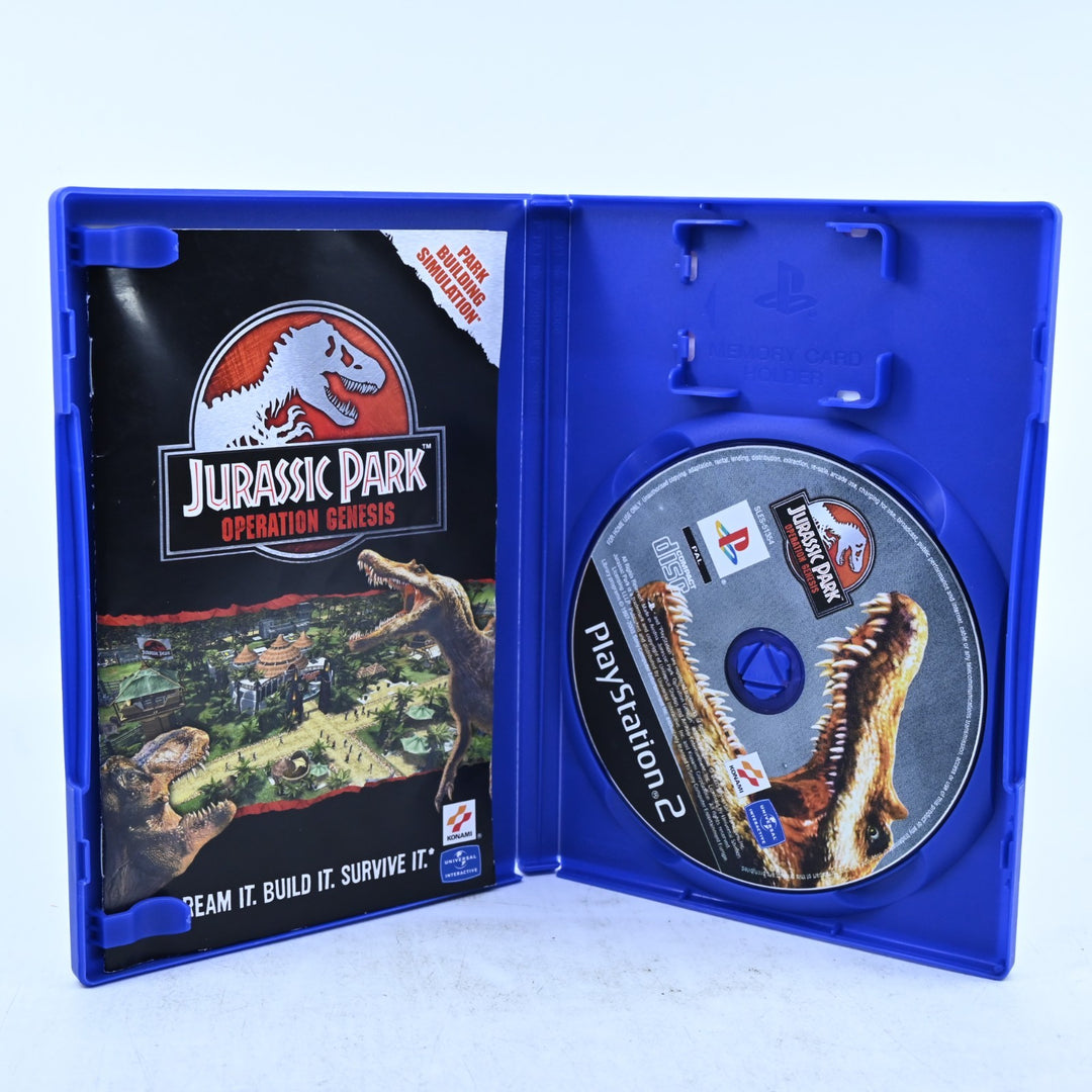 Jurassic Park: Operation Genesis - Sony Playstation 2 / PS2 Game + Manual - PAL