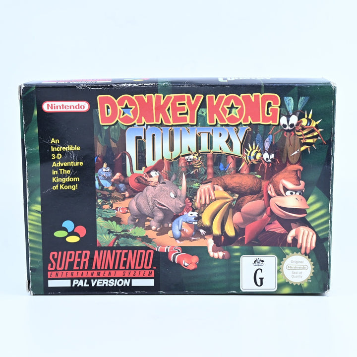 Donkey Kong Country - Super Nintendo / SNES Boxed Game - PAL - FREE POST!