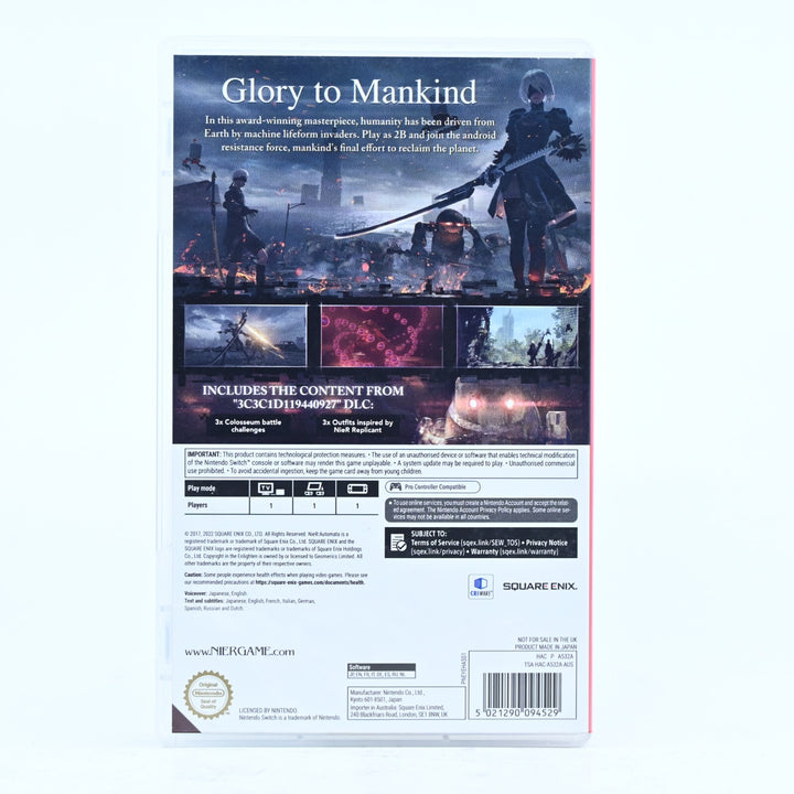 NieR: Automata - The end of YoRHa Edition - Nintendo Switch Game - FREE POST!