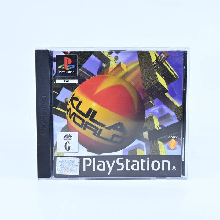 Kula World - Sony Playstation 1 / PS1 Game + Manual - PAL - MINT DISC!