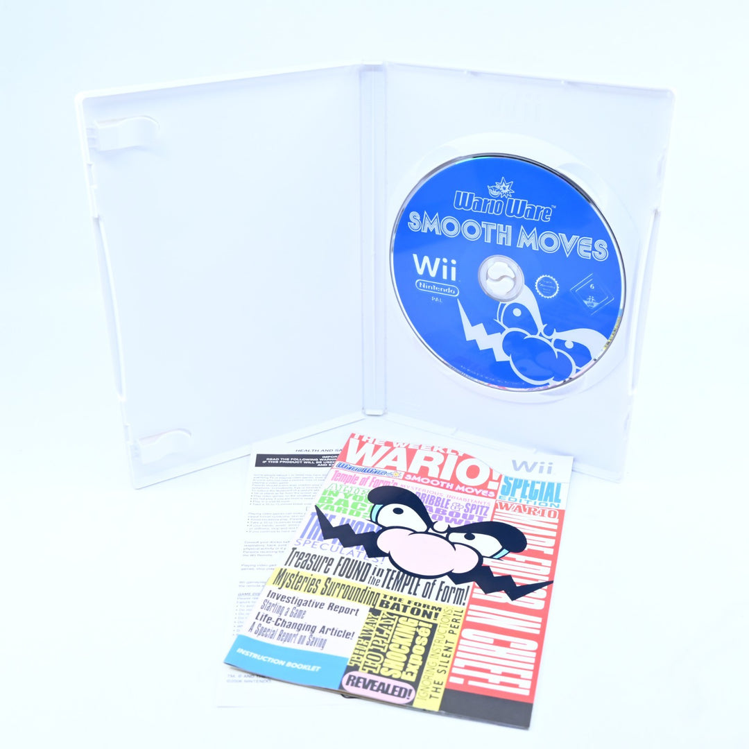 Wario Ware: Smooth Moves - Nintendo Wii Game + Manual - PAL - MINT DISC!