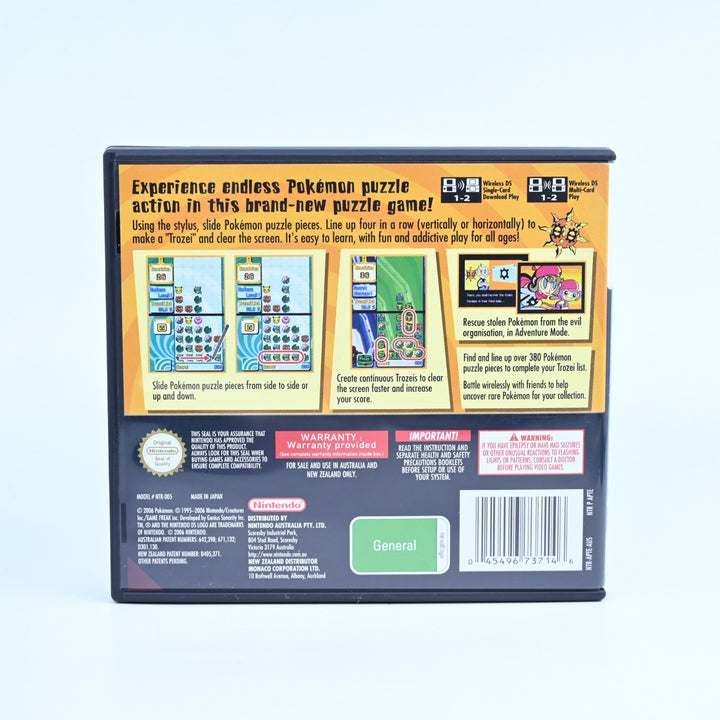 Pokemon Trozei - Nintendo DS Game - PAL + Manual - FREE POST!