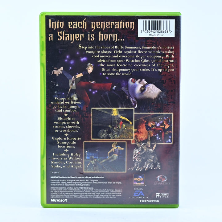 Buffy the Vampire Slayer - Original Xbox Game + Manual - PAL - MINT DISC!