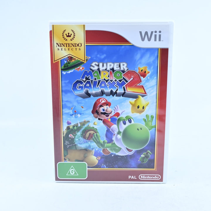 Super Mario Galaxy 2 - Nintendo Wii Game + Manual - PAL - MINT DISC!