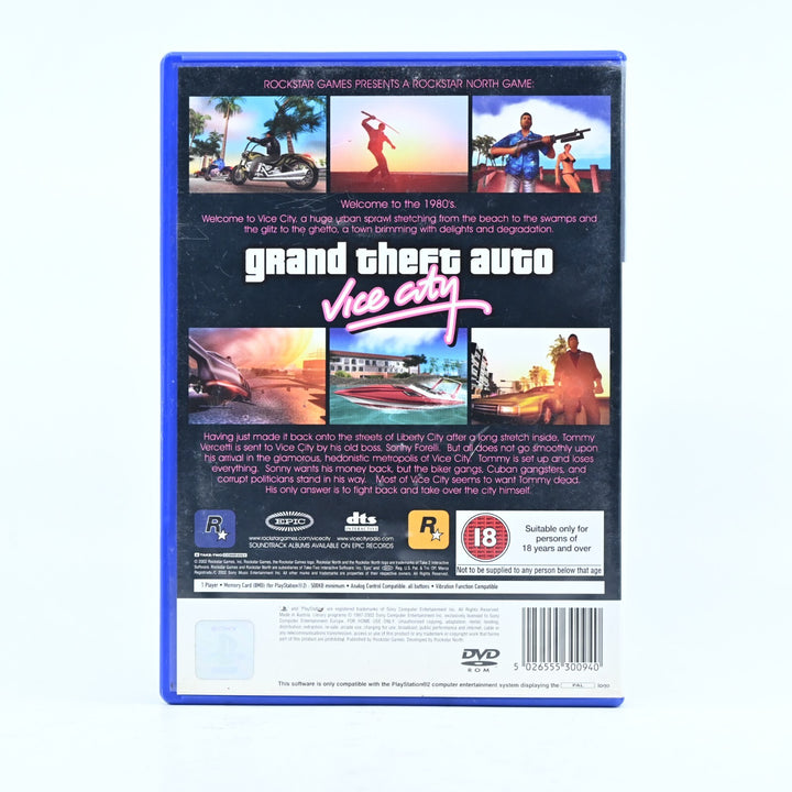 Grand Theft Auto: Vice City - Sony Playstation 2 PS2 Game - No Manual  MINT DISC