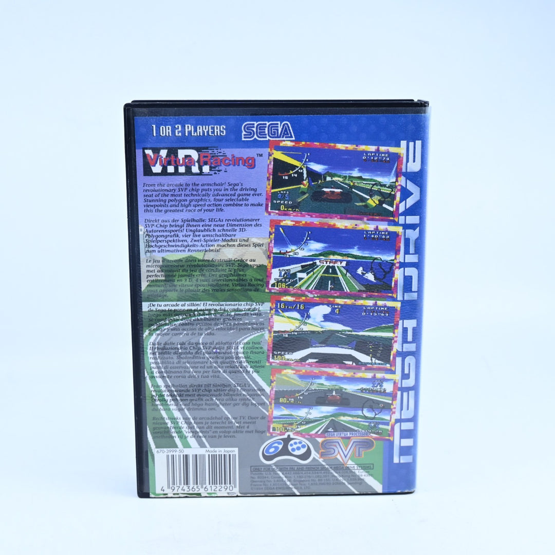 Virtua Racing - Sega Mega Drive Game - No Manual - Ex-Rental - PAL - FREE POST!
