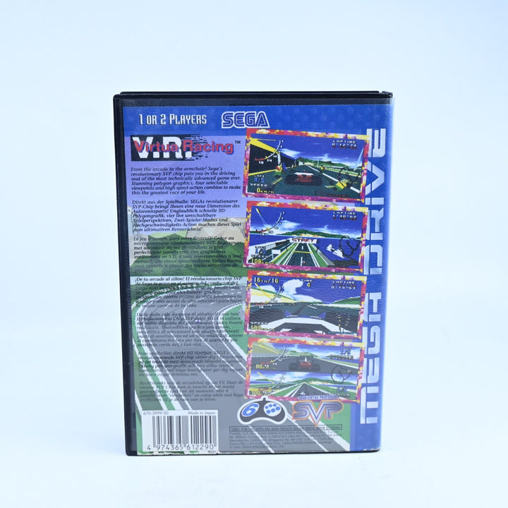 Virtua Racing - Sega Mega Drive Game - No Manual - Ex-Rental - PAL - FREE POST!