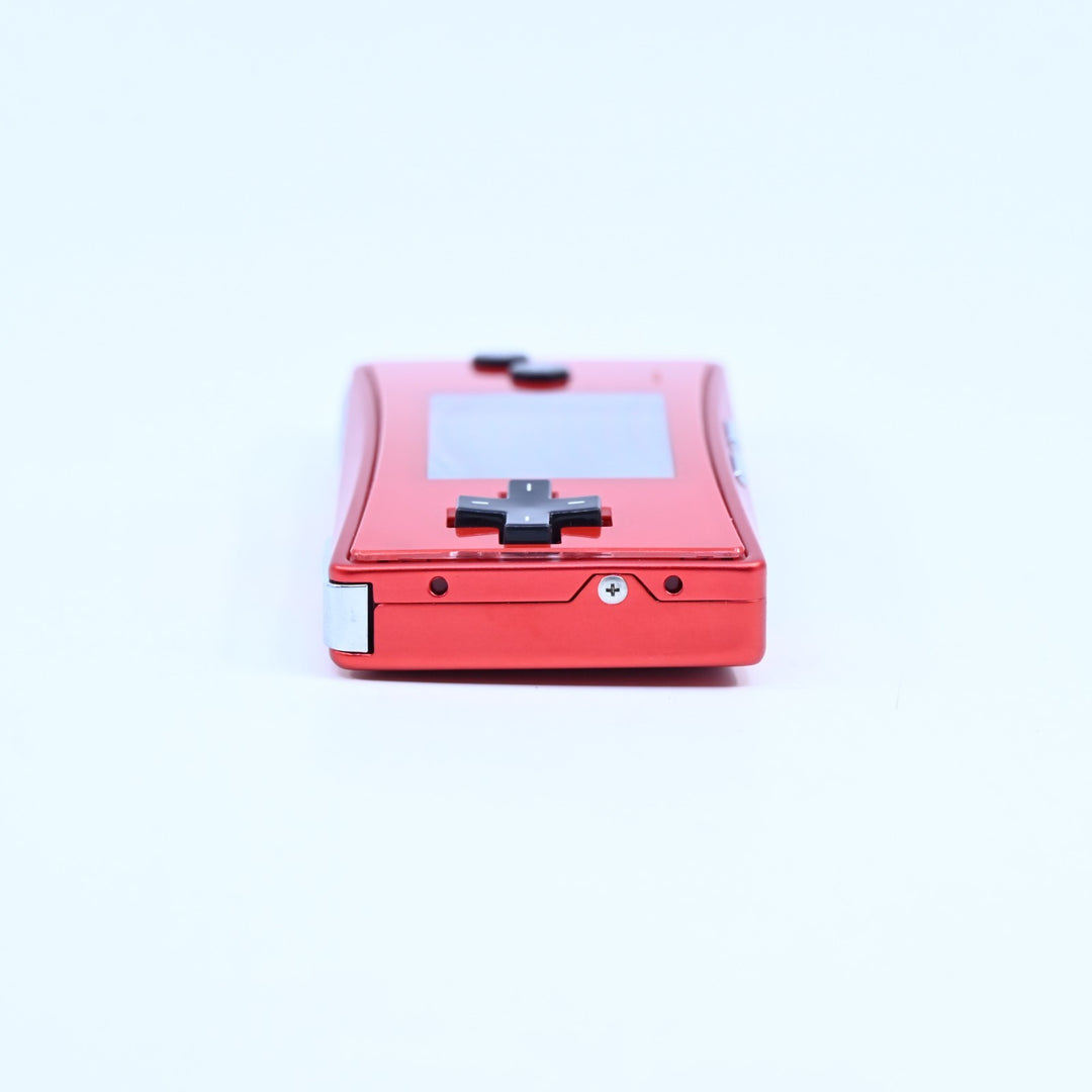 Red - OXY-001 - Nintendo Gameboy Micro Console / GBA Console - AUSTRALIAN PAL