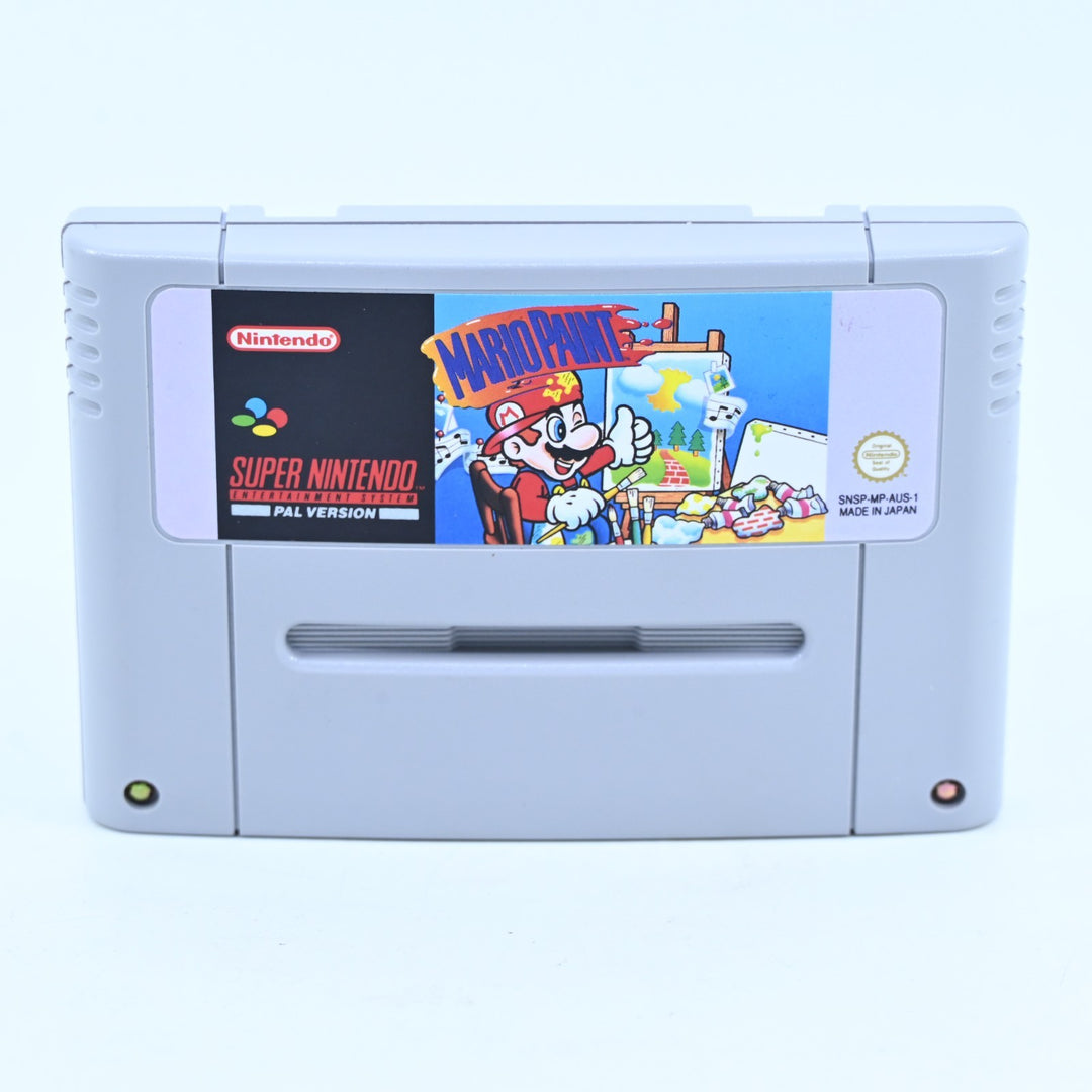 Mario Paint - Super Nintendo / SNES Game - PAL - FREE POST!