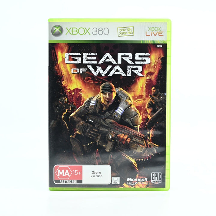 Gears of War - Xbox 360 Game + Manual - PAL - MINT DISC!