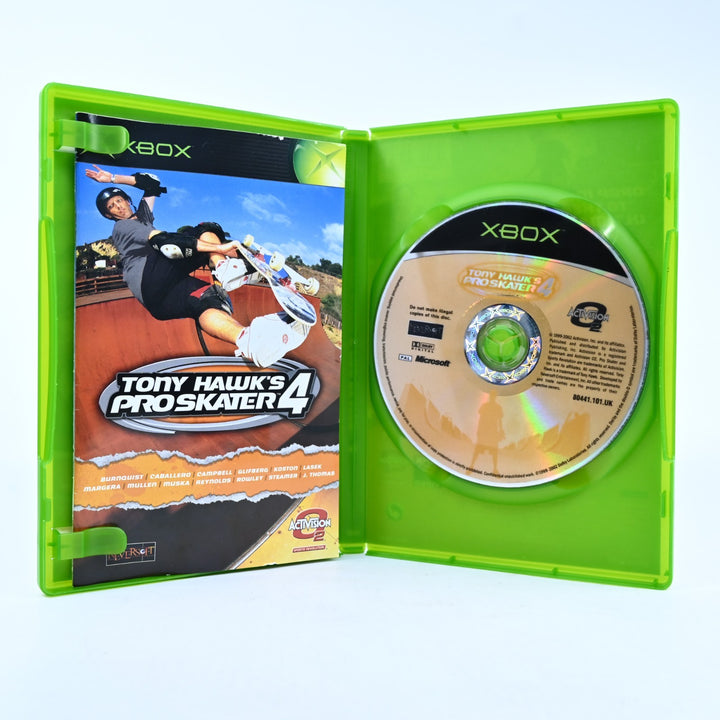 Tony Hawk's Pro Skater 4 - Original Xbox Game + Manual - PAL - MINT DISC!