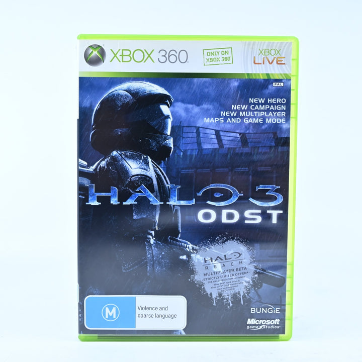 Halo 3 ODST - Xbox 360 Game + Manual - PAL - MINT DISC!