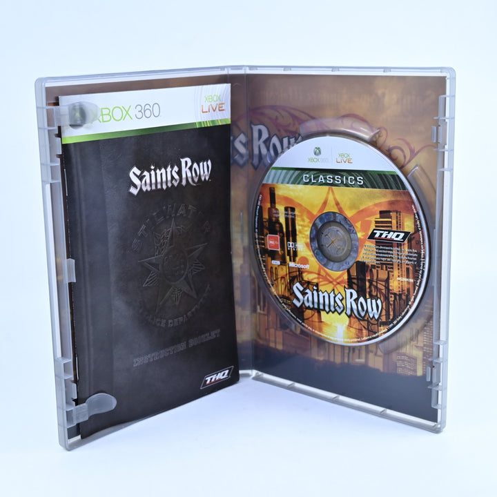 Saints Row - Xbox 360 Game + Manual - PAL - MINT DISC!