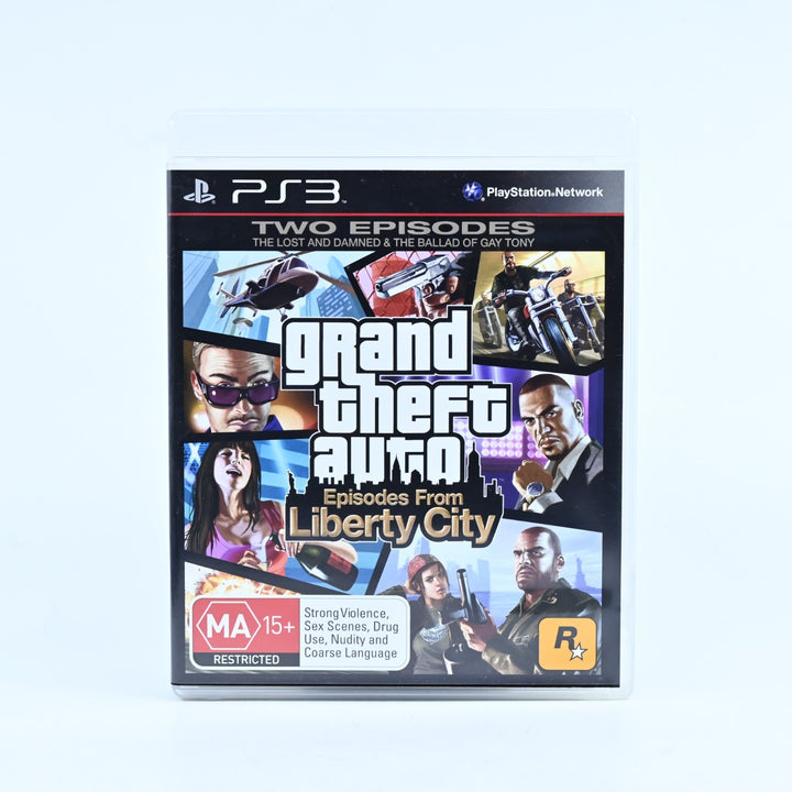 Grand Theft Auto: Episodes from Liberty City - PS3 Game + Manual & Map