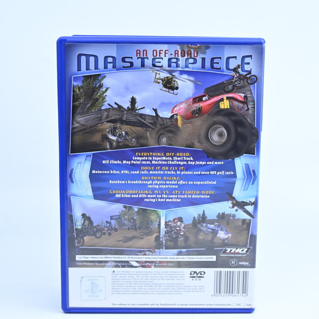MX vs ATV: Unleashed - Sony Playstation 2 / PS2 Game + Manual - PAL - MINT DISC!