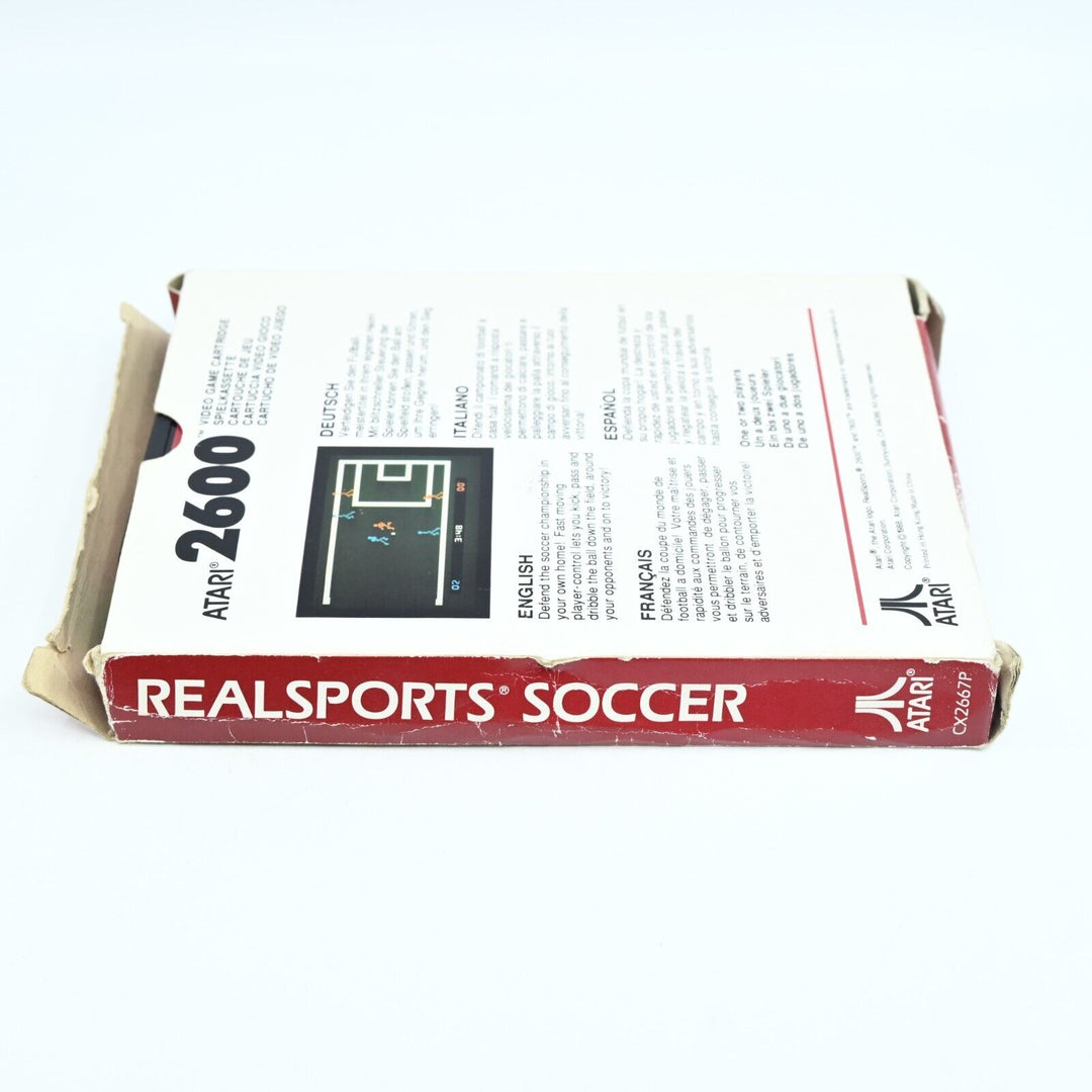 RealSports Soccer - Atari 2600 Boxed Game - PAL - FREE POST!