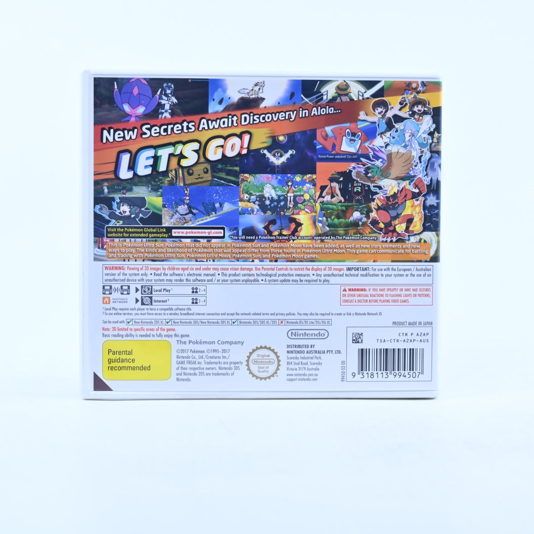 Pokemon Ultra Sun - Nintendo 3DS Game - PAL - FREE POST