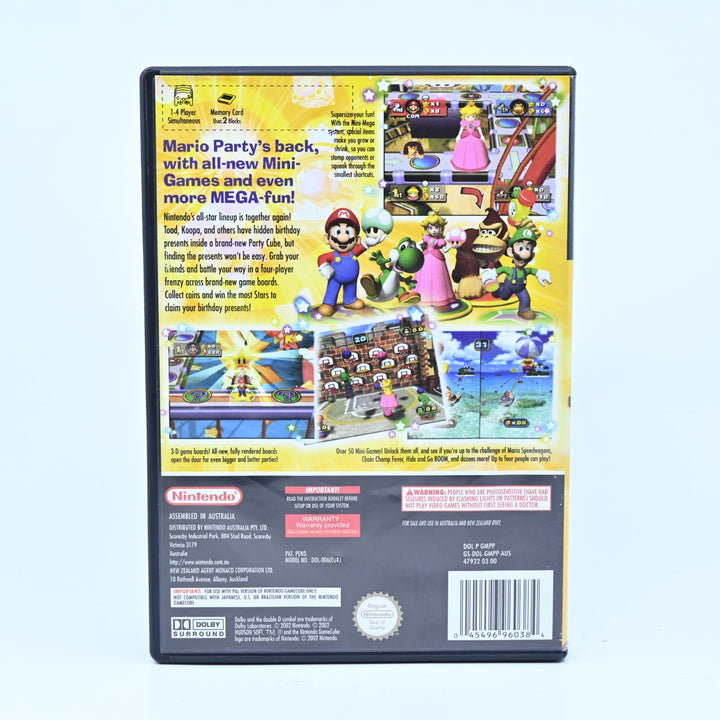 Mario Party 4 - Nintendo Gamecube Game - No Manual - PAL - FREE POST!