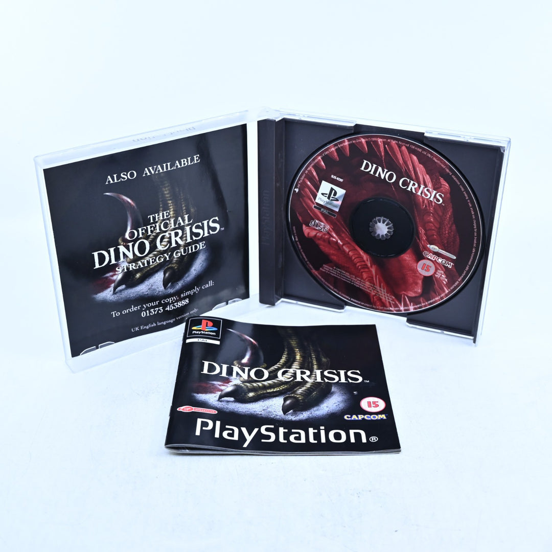 Dino Crisis - Sony Playstation 1 / PS1 Game + Manual - PAL - MINT DISC!
