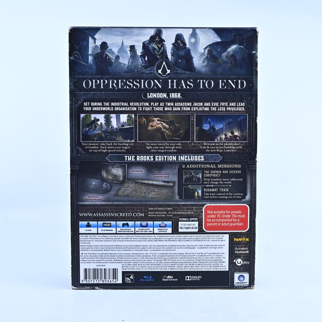 Assassin's Creed Syndicate The Rooks Edition - Sony Playstation 4 / PS4 Game