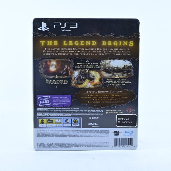 God of War Ascension Special Edition - Sony Playstation 3 / PS3 Game + Manual
