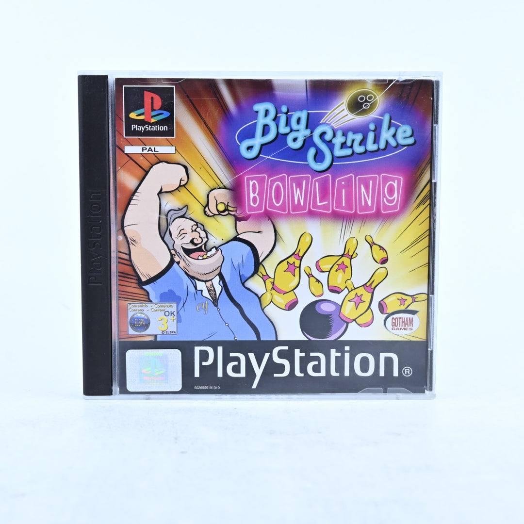 Big Strike Bowling - Sony Playstation 1 / PS1 Game + Manual - PAL - MINT DISC!