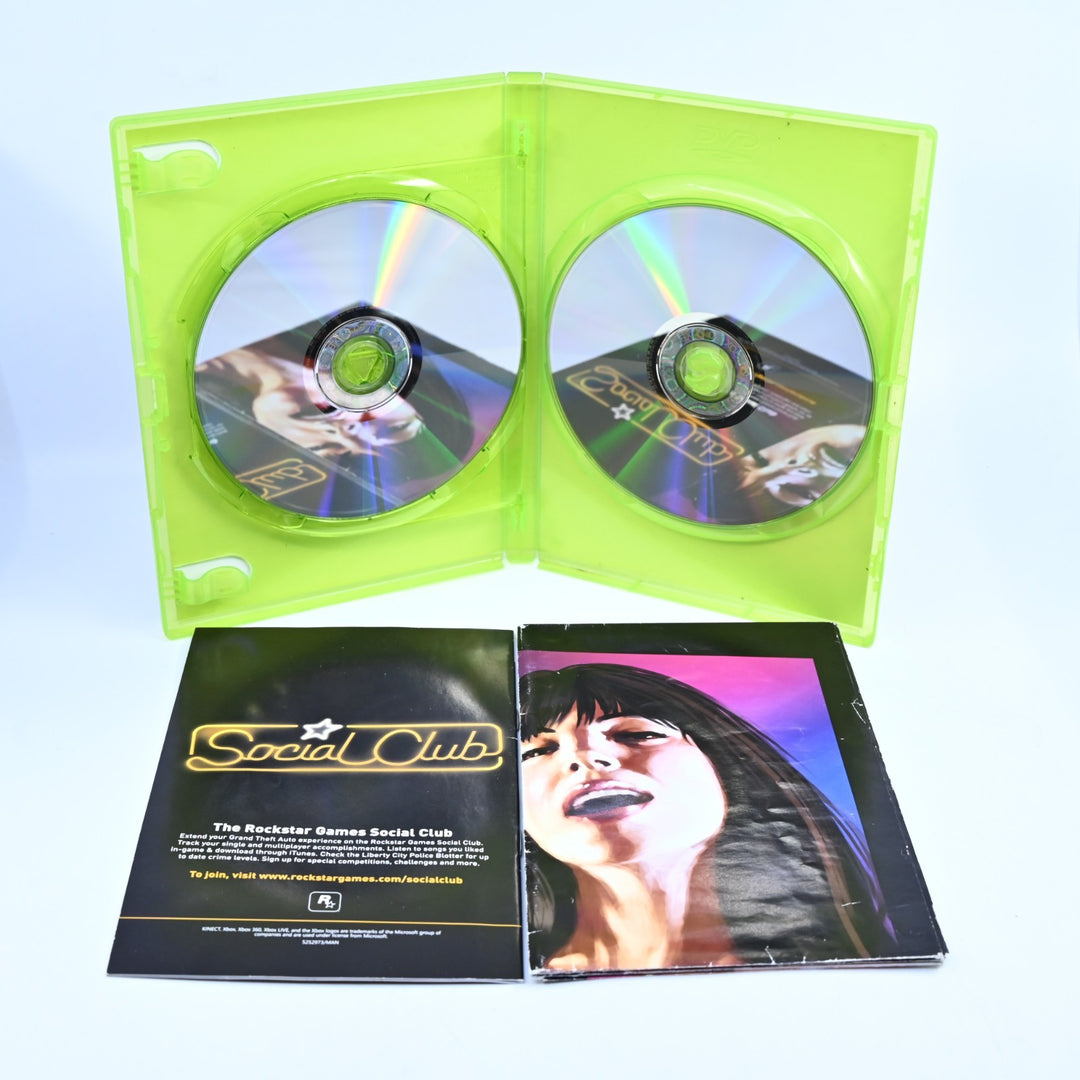 Grand Theft Auto IV & Episodes from Liberty City - Xbox 360 Game + Manual - PAL