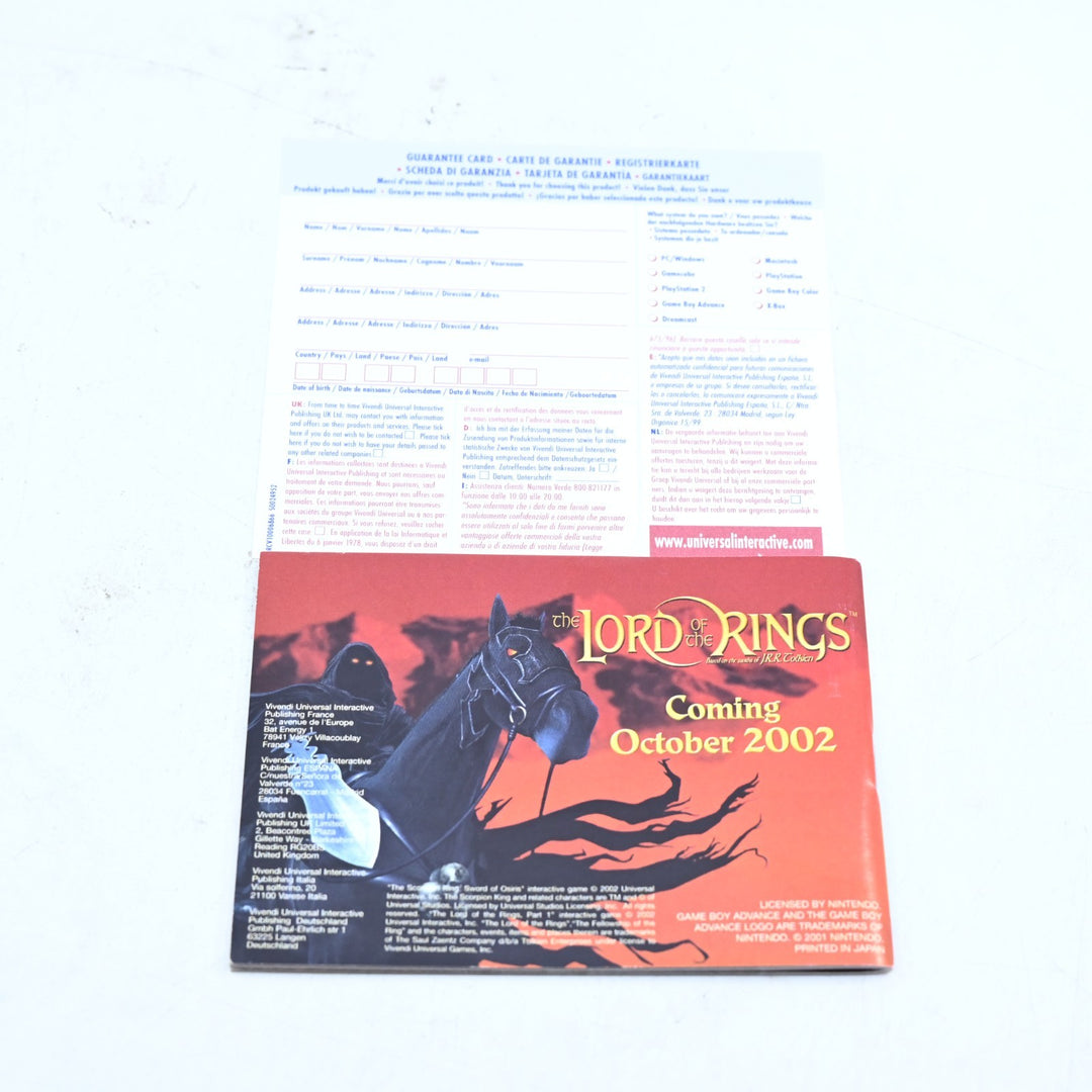 The Scorpion King: Sword of Osiris - GBA Boxed Game - PAL - FREE POST!