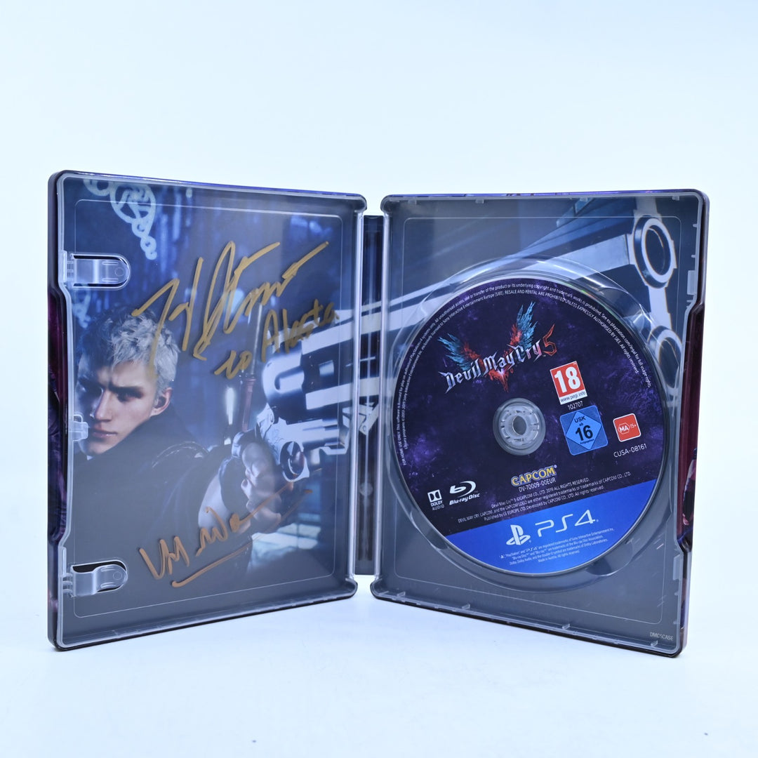 Devil May Cry 5 Deluxe Edition -  PS4 Game - SIGNED by Reuben Langdon!