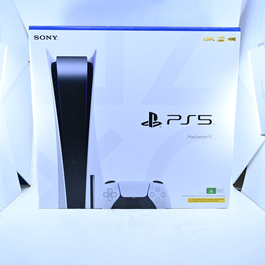 White Blu-Ray Edition - 825GB - Sony Playstation 5 / PS5 Boxed Console - PAL