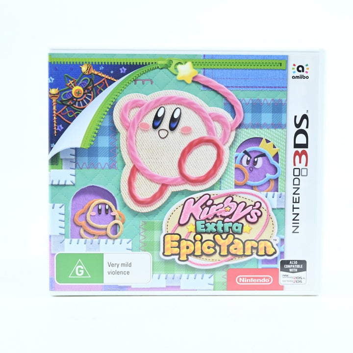 LIKE NEW! Kirby's Extra Epic Yarn - Nintendo 3DS Game - PAL - FREE POST!