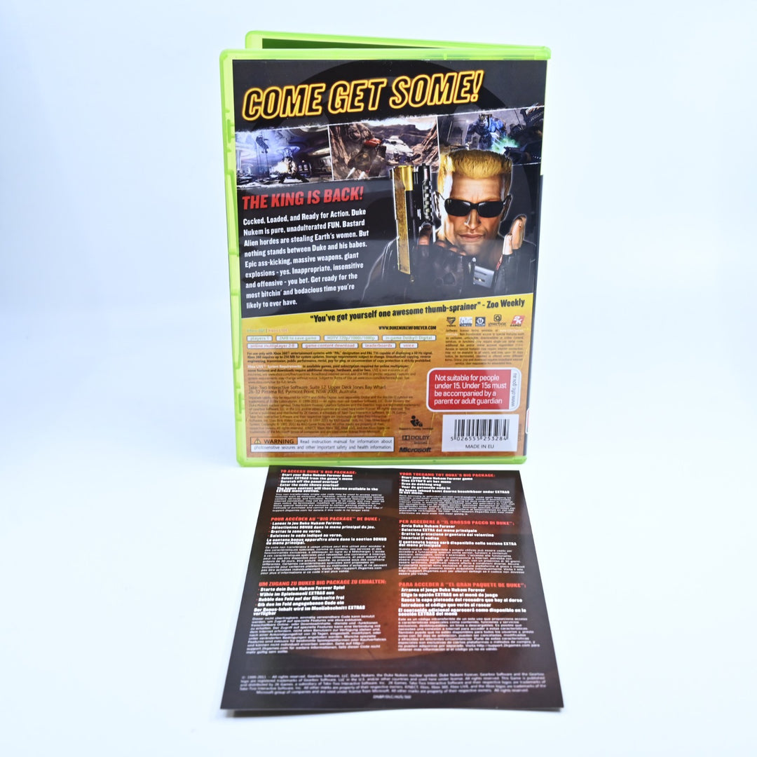 Duke Nukem Forever King Edition 805/2500 - Xbox 360 Game + Manual - PAL